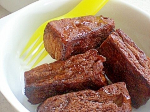 食パンスイーツ❤ココアフレンチトースト